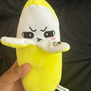 Giocattoli Educativi Musicali per Bambini, Pianoforte a Forma di Frutta in Cotone PP, Giocattoli di Peluche a Forma di Banana Super Morbidi con Musica Induttiva - Product Image 3