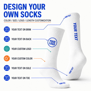 Wholesale Men's Autumn Outdoor Fitness Running Sport <b>Socks</b> White Football Soccer Terry Towel with Ankle <b>Grip</b> Knitted Bottom Logo - Product Image 3