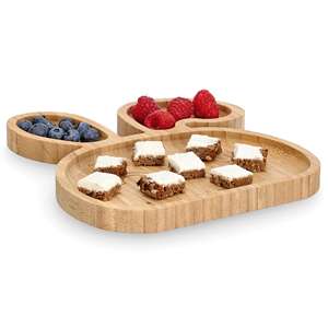 Zeller ปัจจุบันขนมขบเคี้ยวจานไม้ไผ่กระต่าย23x19,5x1,8ซม - Product Image 4