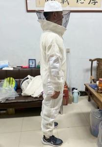 Nueva ropa antiabejas unida permeable al aire orientada a la exportación, <span class=keywords><strong>traje</strong></span> <span class=keywords><strong>especial</strong></span> de abeja <span class=keywords><strong>para</strong></span> atrapar miel - Product Image 6