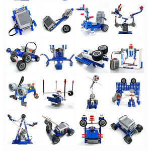 Set Blok Bangunan Pemrograman Anak yang Kompatibel, Edukasi Sains, Robot, Mesin Tenaga, Blok Bangunan Elektrik - Product Image 3