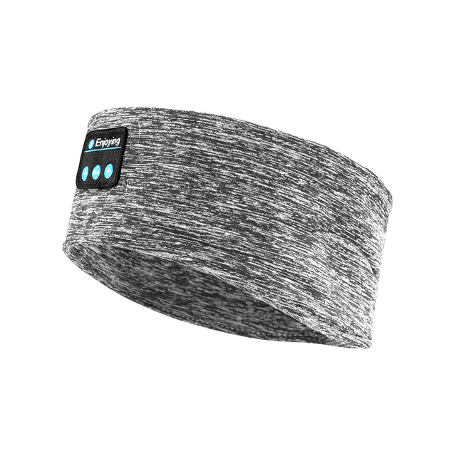 Wireless Headband Headphones HD Speakers BT5.4 10H Playtime Machine Washable Soft Elastic Sleep Yoga Sports Running