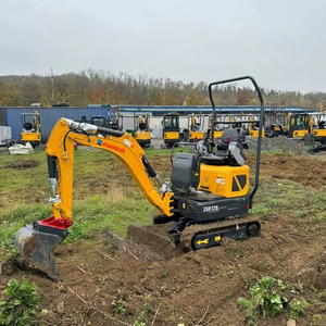 Mini-excavatrice compacte de 1,8 tonne à bras oscillant nul avec chenilles en caoutchouc pour la construction urbaine et l'aménagement paysager - Product Image 1