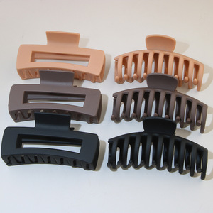 Jepit Rambut Silikon Besar Warna Solid Matte 11cm, Anti Selip untuk Wanita dan Gadis Berambut Tebal - Product Image 3