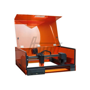 เครื่องแกะสลักเลเซอร์ไดโอดแสงสีฟ้า3W/5W/10W ใช้งานง่ายสำหรับโลหะพลาสติกไม้อะคริลิคและหนัง BMP รองรับ CNC แบบใหม่ - Product Image 3