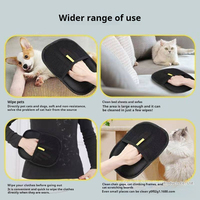 Gants électrostatiques réutilisables d'épilation d'animaux domestiques brosse de canapé d'épilation manuelle de chat et de chien