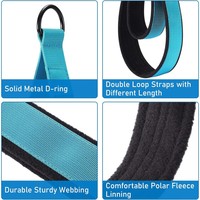 Sangle double boucle en néoprène durable de 38 cm pour Megaformer, accessoire pour machine de Pilates Reformer
