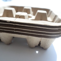 Lot de 4 supports pour gobelets carrés, ondulés, universelles, personnalisés, pour tasses à boisson, espresso, jus, thé au lait, bubble tea, pièces