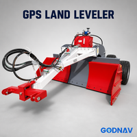 Niveleuse agricole de luxe à grande lame courbée PWBH500 pour le nivellement des terres agricoles, niveleuse de terrain agricole pour gros tracteurs