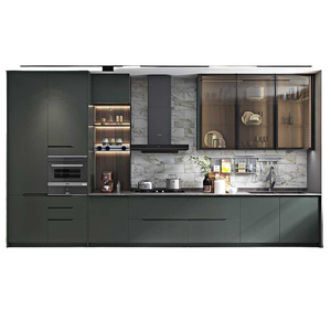 OPPEIN-secador de platos acrílico de alto brillo, accesorios de armario Kjario, diseño Modular barato, armario de cocina individual moderno - Product Image 1