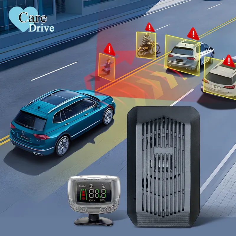 Caredve AWS302 ADAS 4G GPS WIFI FCW LDW kendaraan, peringatan berkecepatan tinggi pengemudi canggih keselamatan sistem Alarm penghindar