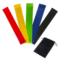SHENGDE Ensemble de bandes de résistance élastiques mini multifonctionnelles personnalisables avec logo pour entraînement de gym, fitness et exercices, en latex, pour les hanches