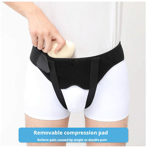 Cinturón de Soporte <span class=keywords><strong>Inguinal</strong></span> Ajustable para <span class=keywords><strong>Hernia</strong></span>, de Neopreno Elástico, con Almohadilla Extraíble, Transpirable, Médico, para Hombre, con Logotipo Personalizado - Product Image 3