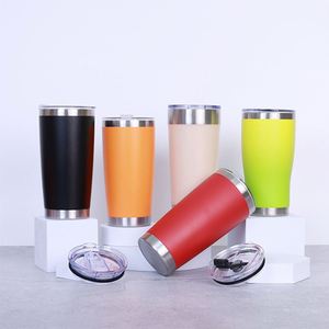 Custom 20oz 20 oz Outdoor Drinkware Powder Coating Tumbler <b>Double</b> <b>Wall</b> Stainless Steel Coffee Beer Travel <b>Mug</b> - Product Image 1