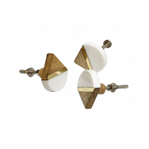 Boutons d'armoire ronds en résine vintage modernes boutons de porte et poignées pour cuisine chambre à coucher salle de bain tiroirs et armoires - Product Image 1