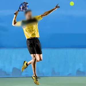 Balle de tennis professionnelle en polyester + caoutchouc naturel de qualité supérieure balle de padel de tennis personnalisée de qualité A