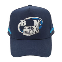 Logo de broderie 3D personnalisé haut profil 5 panneau chapeau publicité extérieure de qualité supérieure pays australien casquette de camionneur Fot unisexe
