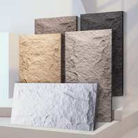 DBDMC, venta al por mayor, Panel de pared decorativo de piedra sintética de poliuretano, diseño moderno para función impermeable Interior/exterior