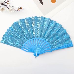 Éventail portable en bambou personnalisé pour cadeaux promotionnels, modèle publicitaire sculpté et peint, motif décoratif - Product Image 4