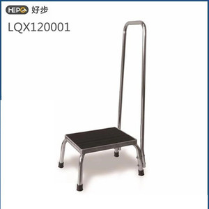 Taburete de Hospital LQX-120002 de Hierro Cromado, Diseño Cuadrado Minimalista y Duradero para Estación de Dispensación de Farmacia - Product Image 2