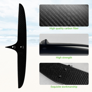 Hotsale OEM Factory Carbon Foil T359 Skinny Rear Wing SUP Hydrofoil Set Efoil <b>Pump</b> Surfing T359 OEM Factory Carbon Foil Fireball - Product Image 2