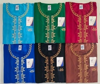 Nouvelle conception de thobe musulman pour hommes, Koshibo, Maroc, Dubaï, robe arabe, kaftan à manches courtes, vêtements islamiques brodés, abaya, qamis, jubba