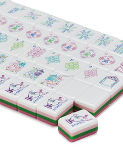 Mahjong américain sur mesure à 4 couches, modèle 190, tuiles en acrylique en forme d'éléphant, 160 cartes, jeu élégant et luxueux pour adultes - Product Image 4