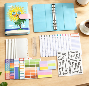 Divertente e Carino Organizer A6 per il Budget, Sistema di Buste Porta Contanti con Adesivi Colorati, Planner e Tracker per le Risparmi - Product Image 2
