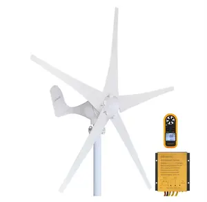 Mini generatore di Turbine eoliche 12v/48v/240v orizzontale 1000w/5000w/10kw/3000w sistema di Turbine eoliche 5kw mulino a vento energia 2000 reale w