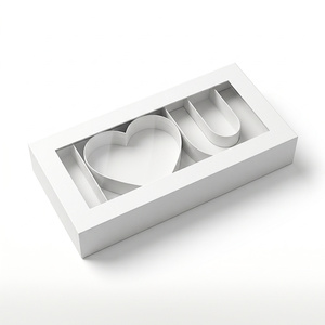 Caja de Regalo de Lujo en Forma de Letra I LOVE U para el Día de San Valentín, para Fresas Cubiertas de Chocolate, Flores y Otros Regalos - Product Image 5