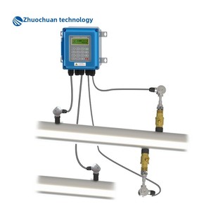 Ultraschall-Digital-Durchflussmesser-Modul Anpassbare OEM-Außen klemme aus Gusseisen für Hochleistungs-Durchfluss messer mit Wasser luft leitung - Product Image 3