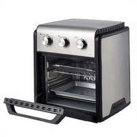 Four à air chaud électrique de comptoir en acier inoxydable 14L 20L, mini-four grille-pain, pour cuire et griller, avec contrôle numérique via application