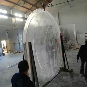 Trendy Factory Custom Semicírculo Escritorio Pecera Acrílico Mini Pecera Aquaponics Pecera - Product Image 2