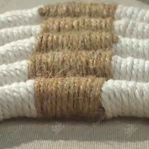 3D 직조 미니멀리스트 벽걸이 장식, 고투명 유리 커버 및 PS 프레임 포함 - Product Image 4