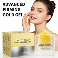 Best-seller transfrontalier : Gel doré 3D liftant chaud/froid pour le visage, raffermissant, anti-rides, hydratant, revitalisant et élastifiant