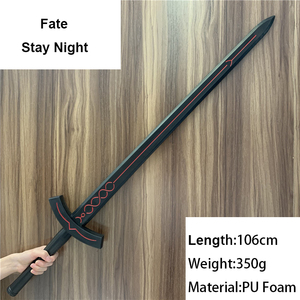 Fate Grand ORDER stay night PU ดาบของเล่นโฟมดาบ Excalibur สีดำ Excalibur และ <span class=keywords><strong>caliburn</strong></span> 109ซม./106ซม. 350ก. - Product Image 6