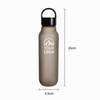 Bouteille d'eau minimaliste 670 ml sans BPA en Tritan mat, réutilisable, anti-fuite, portable, pour adultes, pour l'extérieur, OEM