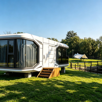 Maison-capsule XULV à panneaux isolants pour camping en bord de rivière, livraison directe usine