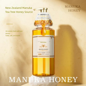 Shampoo au miel de Manuka biologique, contrôle du sébum, volumisant, antipelliculaire, soin des cheveux, cuir chevelu gras, pointes sèches, sans sulfate, soyeux et lisse - Product Image 2