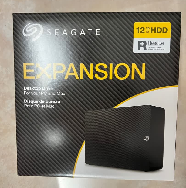 Expansion Portable 4TB 8TB 16TB 20TB 24TB 26TB  External Hard Drive HDD - 3.5 Inch USB 3.0, for Mac and PC