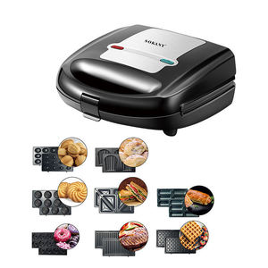 Máquina <span class=keywords><strong>para</strong></span> Desayunos Multifunción 8 en 1 con Revestimiento Antiadherente, Placas Desmontables, Máquina <span class=keywords><strong>para</strong></span> Hacer Sándwiches y Waffles - Product Image 2