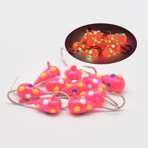 Stock Farbe Hochwertige Fabrik Großhandel Wolfram Eis Jig Kopf Spezial farbe Farbe - Product Image 2