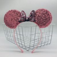 Arcs Mickey Oreilles Sequin Bandeau Princesse Festival Robe De Danse Accessoires De Cheveux Bébé Filles Bandeau