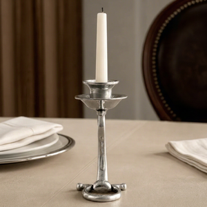 Support de bougie décoratif en aluminium équestre, éco-responsable, fait main, inspiré du cheval, pour table, style vintage, décoration intérieure - Product Image 1