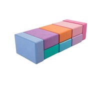 Bloque de Yoga de Espuma EVA de Alta Densidad con Logotipo Personalizado, Ladrillo de Ejercicio Engrosado para Yoga, Pilates, Danza y Entrenamiento Físico