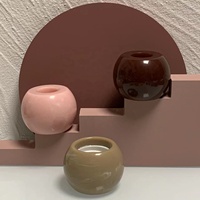 Capuchon de parfum rond en résine de luxe personnalisé pour bouchon à bille Couvercles intelligents Capuchon de parfum jetable