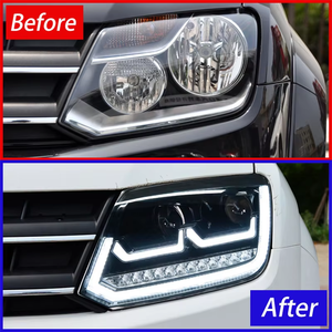 Phare à LED pour <span class=keywords><strong>Volkswagen</strong></span> VW <span class=keywords><strong>Amarok</strong></span> 2008- 2016 2017 2018 2019 2020 Projecteur Head Light Dynamic Signal Lamp DRL Upgrade - Product Image 6