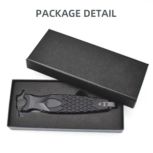 Sıcak satış açık çakı G10 kolu katlanabilir av bıçağı damla noktası bıçak EDC kamp hayatta kalma bıçağı kendini savunma için - Product Image 5