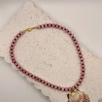 Collar de Perlas de Jade Hecho a Mano, Joyería con Cuentas de Piedras Preciosas Naturales, Estilo Costero Elegante, Venta al Por Mayor