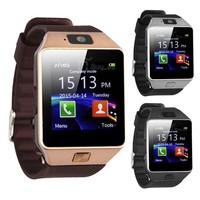 Montre connectée à écran tactile numérique DZ09, bracelet avec caméra, montre connectée Bluetooth, montre téléphone avec caméra et carte SIM